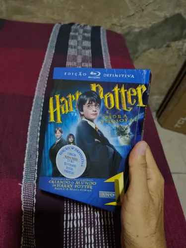 Blu-ray harry potter e a pedra filosofal edição definitiva (novo)