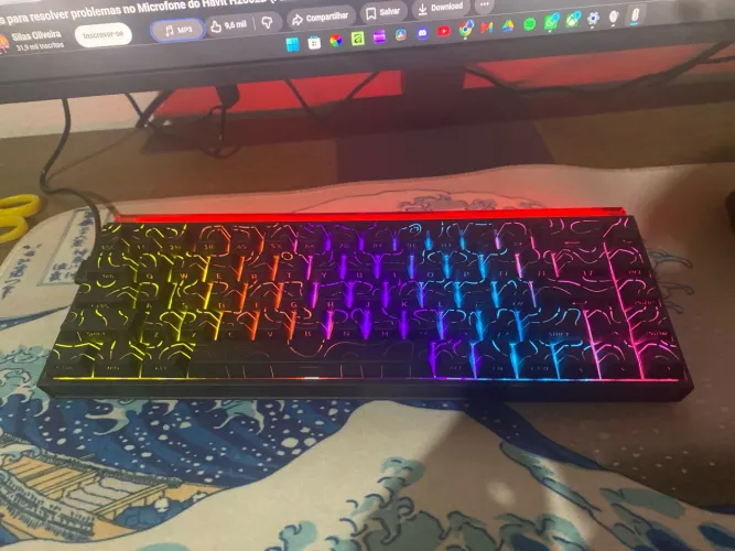 Teclado Gamer mecânico Ajazz NK68 68%