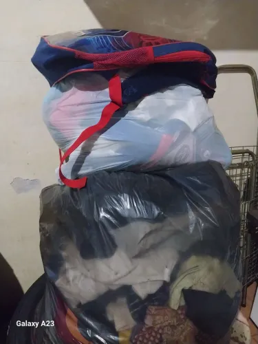 Roupas para doação 