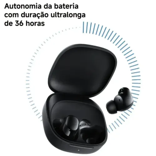 Fone Bluetooth Xiaomi Redmi Buds 6 Play - Preto (Original)