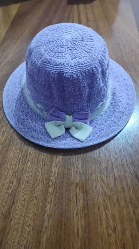 Chapéu camponesa lilás ?