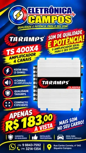AMPLIFICADOR TS 400X4