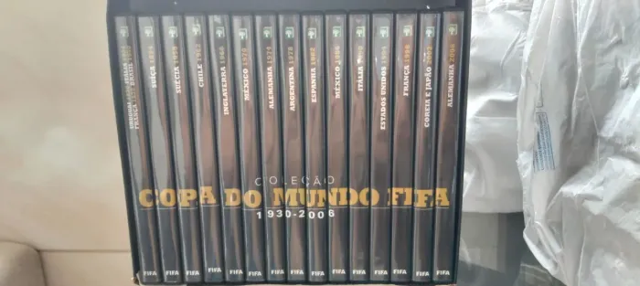 Combo de 15 dvds da copa do mundo