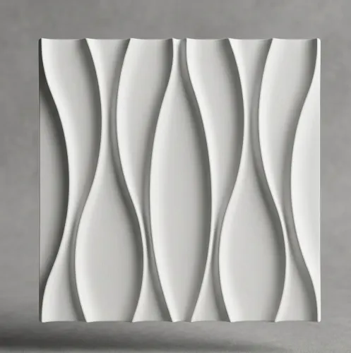 Metros quadrados de gesso 3d (modelo Dunas)