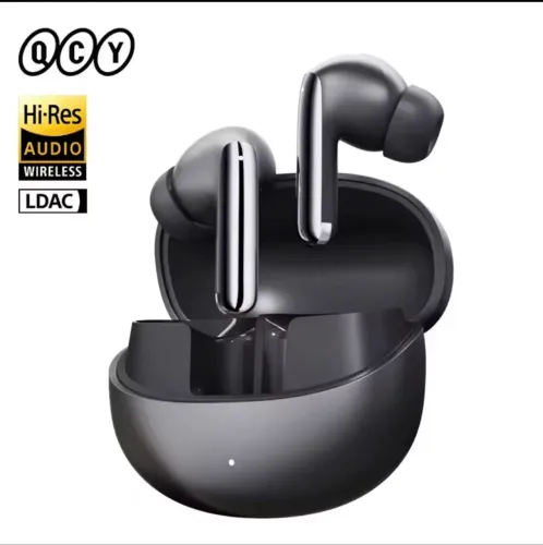 QCY HT08 MeloBuds Pro na cor preta novo lacrado.