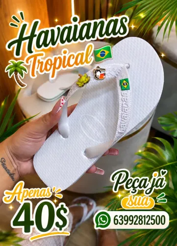 Havaianas pingente 