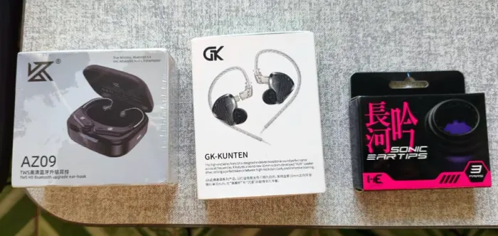 kz az09-bluetooth+GK kuten+ ponteiras sonic eartips (combo)