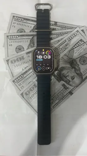 Apple Watch Apple Watch Ultra Titânio 49 mm Pulseira Azul  - Excelente 4.8 