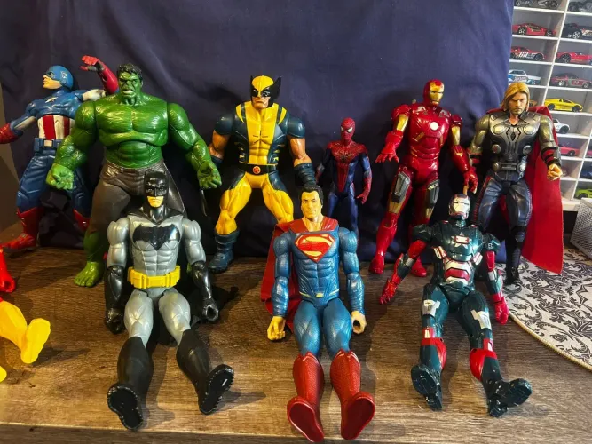 Coleção super heróis-marvel e DC