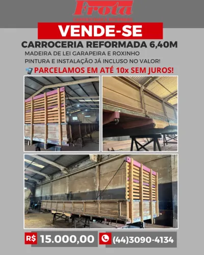 CARROCERIA USADA REFORMADA 6,40M