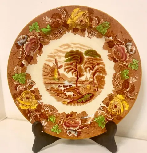 prato decorativo woods ware english scenery