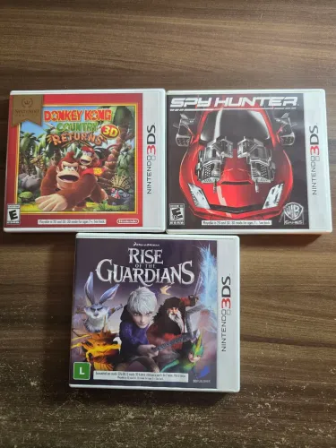 Lote de jogos originais Nintendo 3ds