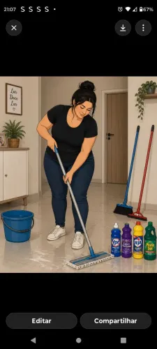 faço limpeza geral tenho várias referecias