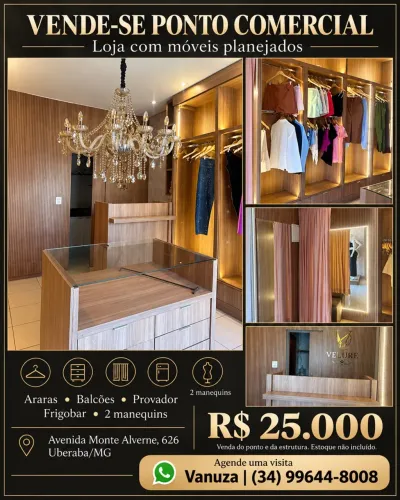 Vendo ponto comercial