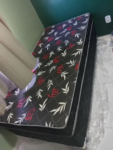 Cama de solteiro unibox espuma entrego
