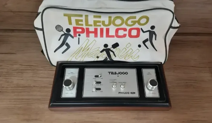 Telejogo Philco Ford Com rara Mochila Mappin  - época do Atari