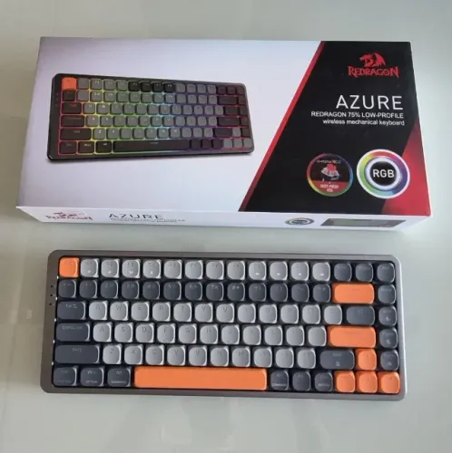 Teclado Mecânico Gamer Redragon Azure RGB