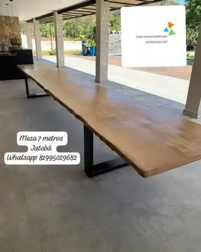 Mesa 7m jatobá promoção 