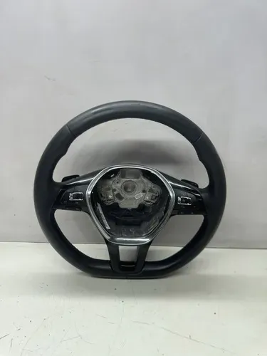 Volante Direção Polo Virtus T-cross Com Comando Som E Padle