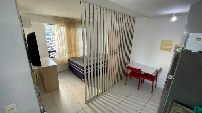 EL - Flat em boa viagem mobiliado, andar alto, vaga de garagem, aluguel 2.300,00/M