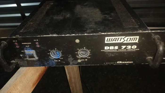 Amplificador funcionando perfeitamente