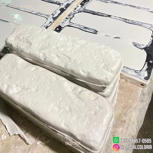 Tijolinho em gesso