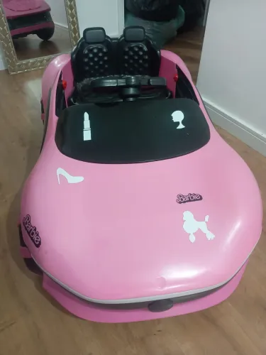 carrinho elétrico rosa 