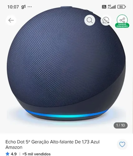 Vendo caixa de som Alexia 