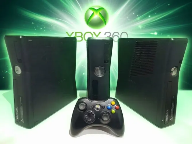 XBOX 360 SLIM FAÇO ENTREGA