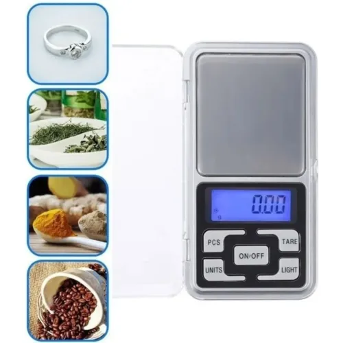 Balanca De Bolso Ouro Digital Alta Precisao 0,5G Ate 500G