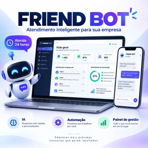 Friend Bot - Automação Inteligente para sua Empresa ou Comércio 
