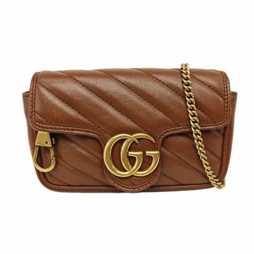Gucci GG Marmont Mini Marrom
