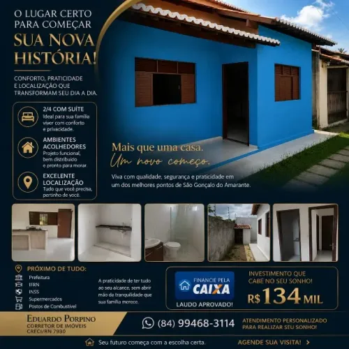 VENDO CASA 2/4 com suite
