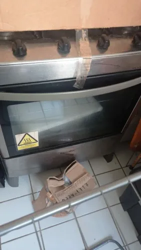 Vendo fogão de inox 5 bocas