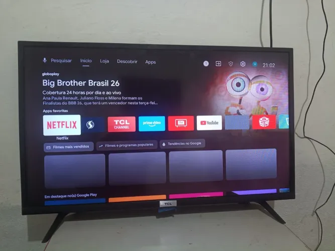 32 SMART perfeita 4k ANDROID