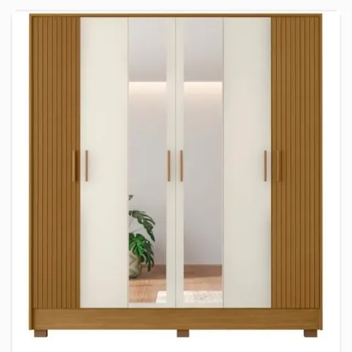 Guarda roupa 6 portas com espelho