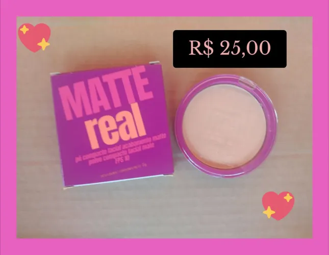 Pó compacto acabamento matte FPS 10