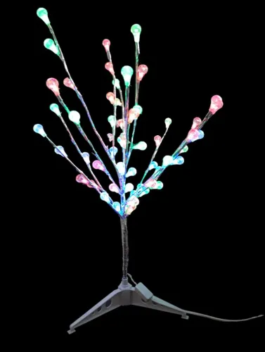 Árvore decorativa piscante 57 leds