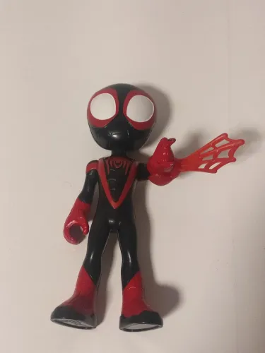 Homem Aranha Miles Morales Spidey Boneco Articulado Grande 23cm Spider Man