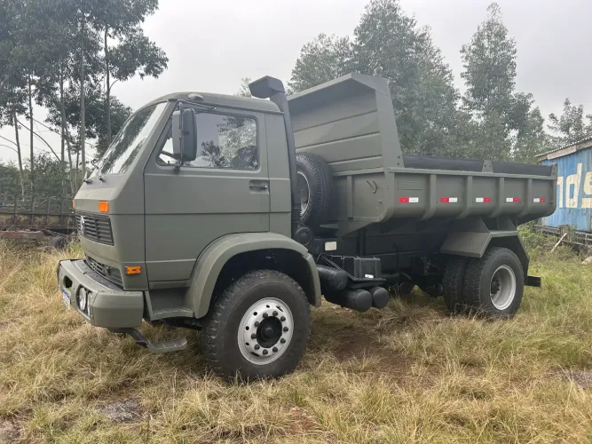 Caminhão Volkswagen 14-150 1993 caçamba militar