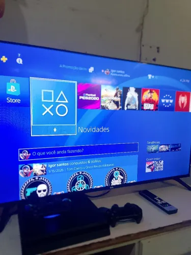 Ps 4 slim todo perfeito único dono