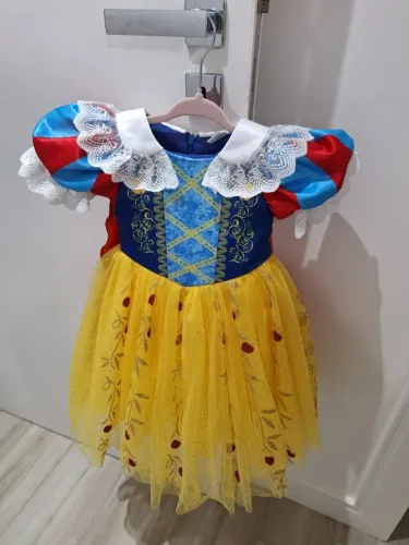 Vestido Branca de Neve - 1 Aninho - Usado uma Única Vez