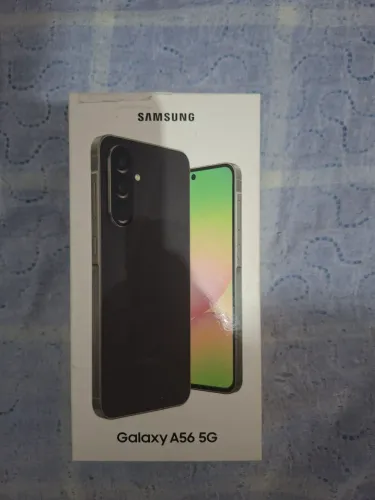 Samsung A56 128GB 5G Dual preto Semi novo com NF das CASAS BAHIA 
