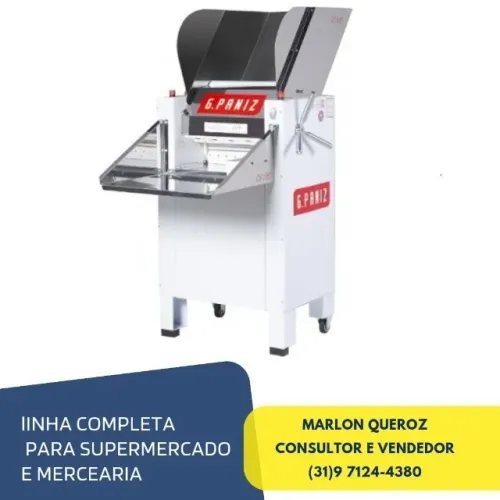 Cilindro de Massas 50CM 2 Motores G.Paniz Monofásico