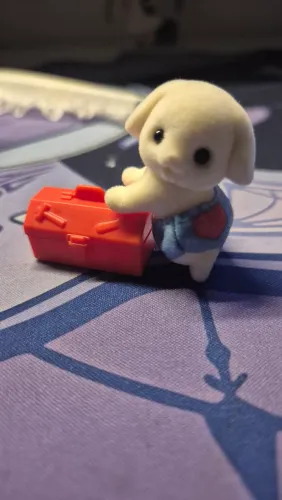 Coelho floral sylvanian families blind bag construtor