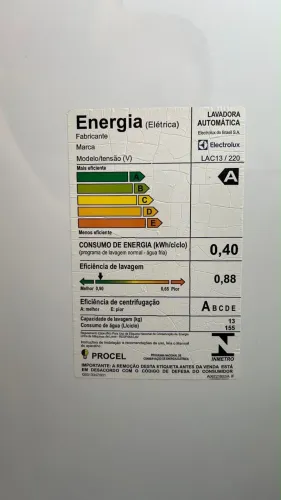 Máquina de Lavar Electrolux 13kg