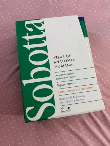 Box Sobotta Atlas de Anatomia Humana 24ª Edição - Completo | 4 Livros