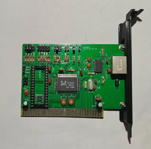 Placa de rede 8 bits para PC/XT RTL8019AS