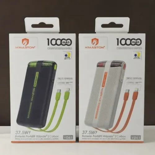 CARREGADOR PORTÁTIL POWER BANK HMASTON 10000MAH