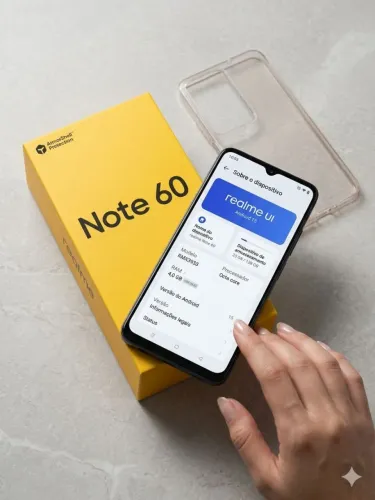 Realme note 60 estado de novo, 3 meses de uso.